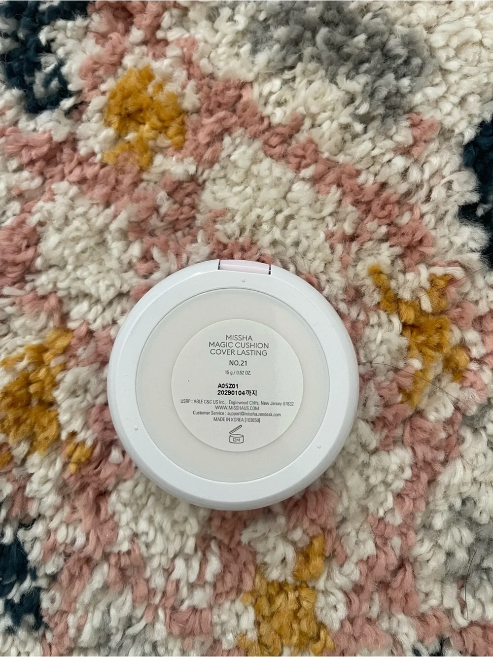 NWT MISSHA M Magic Cushion Lasting Foundation in #21 Light Beige